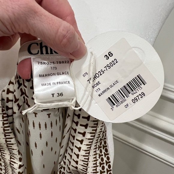 Chloe silk pleated runway dress. Size 36. Bnwt - Picture 3 of 9